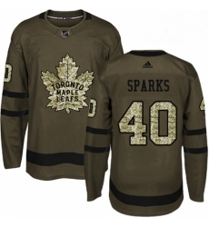 Youth Adidas Toronto Maple Leafs 40 Garret Sparks Authentic Green Salute to Service NHL Jersey Youth Adidas Toronto Maple Leafs 40 Garret Sparks Authentic Green Salute to Service NHL Jersey