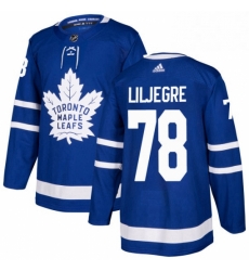 Youth Adidas Toronto Maple Leafs 78 Timothy Liljegren Authentic Royal Blue Home NHL Jersey Youth Adidas Toronto Maple Leafs 78 Timothy Liljegren Authentic Royal Blue Home NHL Jersey