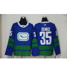 Canucks 35 Thatcher Demko Blue Adidas Jersey Canucks 35 Thatcher Demko Blue Adidas Jersey