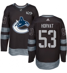 Canucks #53 Bo Horvat Black 1917 2017 100th Anniversary Stitched NHL Jersey Canucks #53 Bo Horvat Black 1917 2017 100th Anniversary Stitched NHL Jersey