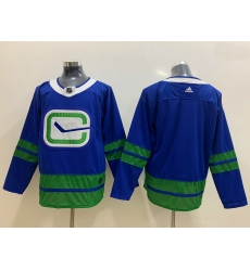 Canucks Blank Blue Adidas Jersey Canucks Blank Blue Adidas Jersey