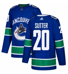 Mens Adidas Vancouver Canucks 20 Brandon Sutter Premier Blue Home NHL Jersey Mens Adidas Vancouver Canucks 20 Brandon Sutter Premier Blue Home NHL Jersey