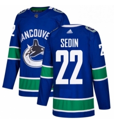 Mens Adidas Vancouver Canucks 22 Daniel Sedin Authentic Blue Home NHL Jersey Mens Adidas Vancouver Canucks 22 Daniel Sedin Authentic Blue Home NHL Jersey