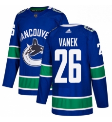 Mens Adidas Vancouver Canucks 26 Thomas Vanek Authentic Blue Home NHL Jersey Mens Adidas Vancouver Canucks 26 Thomas Vanek Authentic Blue Home NHL Jersey