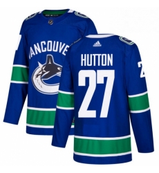 Mens Adidas Vancouver Canucks 27 Ben Hutton Authentic Blue Home NHL Jersey Mens Adidas Vancouver Canucks 27 Ben Hutton Authentic Blue Home NHL Jersey