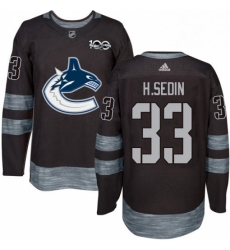 Mens Adidas Vancouver Canucks 33 Henrik Sedin Premier Black 1917 2017 100th Anniversary NHL Jersey Mens Adidas Vancouver Canucks 33 Henrik Sedin Premier Black 1917 2017 100th Anniversary NHL Jersey