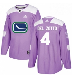 Mens Adidas Vancouver Canucks 4 Michael Del Zotto Authentic Purple Fights Cancer Practice NHL Jersey Mens Adidas Vancouver Canucks 4 Michael Del Zotto Authentic Purple Fights Cancer Practice NHL Jersey
