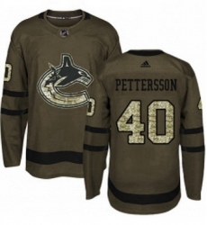 Mens Adidas Vancouver Canucks 40 Elias Pettersson Green Salute to Service Stitched NHL Jersey Mens Adidas Vancouver Canucks 40 Elias Pettersson Green Salute to Service Stitched NHL Jersey