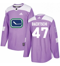 Mens Adidas Vancouver Canucks 47 Sven Baertschi Authentic Purple Fights Cancer Practice NHL Jersey Mens Adidas Vancouver Canucks 47 Sven Baertschi Authentic Purple Fights Cancer Practice NHL Jersey