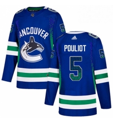 Mens Adidas Vancouver Canucks 5 Derrick Pouliot Authentic Blue Drift Fashion NHL Jersey Mens Adidas Vancouver Canucks 5 Derrick Pouliot Authentic Blue Drift Fashion NHL Jersey