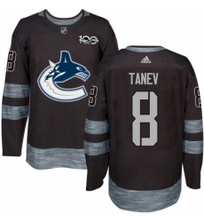 Mens Adidas Vancouver Canucks 8 Christopher Tanev Authentic Black 1917 2017 100th Anniversary NHL Jersey Mens Adidas Vancouver Canucks 8 Christopher Tanev Authentic Black 1917 2017 100th Anniversary NHL Jersey