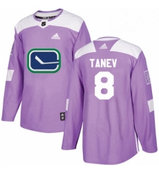 Mens Adidas Vancouver Canucks 8 Christopher Tanev Authentic Purple Fights Cancer Practice NHL Jersey Mens Adidas Vancouver Canucks 8 Christopher Tanev Authentic Purple Fights Cancer Practice NHL Jersey