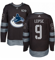 Mens Adidas Vancouver Canucks 9 Brendan Leipsic Premier Black 1917 2017 100th Anniversary NHL Jersey Mens Adidas Vancouver Canucks 9 Brendan Leipsic Premier Black 1917 2017 100th Anniversary NHL Jersey