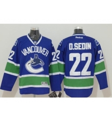 Vancouver Canucks #22 Daniel Sedin Blue Stitched NHL Jersey Vancouver Canucks #22 Daniel Sedin Blue Stitched NHL Jersey
