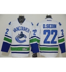 Vancouver Canucks #22 Daniel Sedin White Stitched NHL Jersey Vancouver Canucks #22 Daniel Sedin White Stitched NHL Jersey