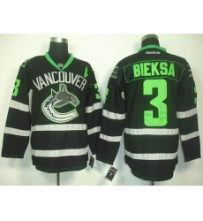 Vancouver Canucks 3# Kevin Bieksa Black ice Jersey Vancouver Canucks 3# Kevin Bieksa Black ice Jersey