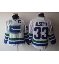 Vancouver Canucks 33 H.Sedin hockey Jersey C patch Vancouver Canucks 33 H.Sedin hockey Jersey C patch