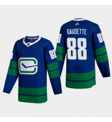 Vancouver Canucks 88 Adam Gaudette Men Adidas 2020 21 Authentic Player Alternate Stitched NHL Jersey Blue Vancouver Canucks 88 Adam Gaudette Men Adidas 2020 21 Authentic Player Alternate Stitched NHL Jersey Blue