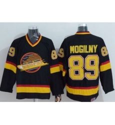 Vancouver Canucks #89 Alexander Mogilny Stitched Black CCM Throwback NHL Jersey Vancouver Canucks #89 Alexander Mogilny Stitched Black CCM Throwback NHL Jersey