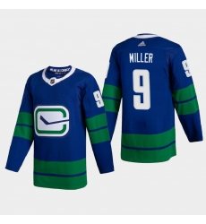 Vancouver Canucks 9 JT Miller Men Adidas 2020 21 Authentic Player Alternate Stitched NHL Jersey Blue Vancouver Canucks 9 JT Miller Men Adidas 2020 21 Authentic Player Alternate Stitched NHL Jersey Blue