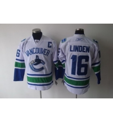 Vancouver Canucks Jersey 16 Linden White Jerseys C Patch Vancouver Canucks Jersey 16 Linden White Jerseys C Patch