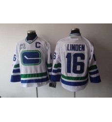 Vancouver Canucks Trevor Linden 16 With C Captian Patch 40th White Jersey Vancouver Canucks Trevor Linden 16 With C Captian Patch 40th White Jersey