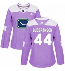 Womens Adidas Vancouver Canucks 44 Erik Gudbranson Authentic Purple Fights Cancer Practice NHL Jersey Womens Adidas Vancouver Canucks 44 Erik Gudbranson Authentic Purple Fights Cancer Practice NHL Jersey