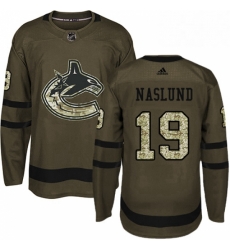 Youth Adidas Vancouver Canucks 19 Markus Naslund Premier Green Salute to Service NHL Jersey Youth Adidas Vancouver Canucks 19 Markus Naslund Premier Green Salute to Service NHL Jersey