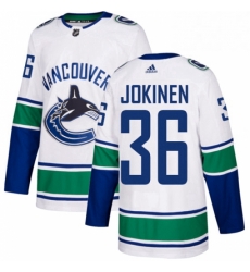 Youth Adidas Vancouver Canucks 36 Jussi Jokinen Authentic White Away NHL Jerse Youth Adidas Vancouver Canucks 36 Jussi Jokinen Authentic White Away NHL Jerse