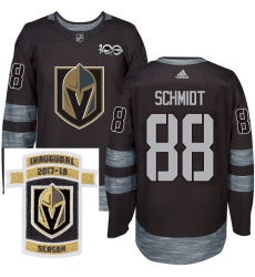 Adidas Golden Knights #88 Nate Schmidt Black 1917 2017 100th Anniversary Stitched NHL Inaugural Season Patch Jersey Adidas Golden Knights #88 Nate Schmidt Black 1917 2017 100th Anniversary Stitched NHL Inaugural Season Patch Jersey