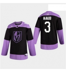 Men Golden Knights 3 Brayden McNabb Hockey Fights Cancer Jersey Practice Men Golden Knights 3 Brayden McNabb Hockey Fights Cancer Jersey Practice