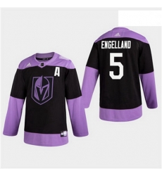 Men Golden Knights 5 Deryk Engelland Hockey Fights Cancer Practice Jersey Men Golden Knights 5 Deryk Engelland Hockey Fights Cancer Practice Jersey