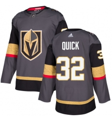 Men Vegas Golden Knights 32 Jonathan Quick Gray Jersey Men Vegas Golden Knights 32 Jonathan Quick Gray Jersey