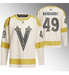 Men Vegas Golden Knights 49 Ivan Barbashev Cream 2024 Winter Classic Breakaway Stitched Jersey Men Vegas Golden Knights 49 Ivan Barbashev Cream 2024 Winter Classic Breakaway Stitched Jersey