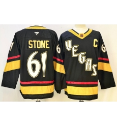 Men Vegas Golden Knights 61 Mark Stone Black 2024 25 With C Patch Stitched Hockey Jersey Men Vegas Golden Knights 61 Mark Stone Black 2024 25 With C Patch Stitched Hockey Jersey
