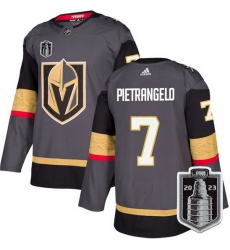 Men Vegas Golden Knights 7 Alex Pietrangelo Gray 2023 Stanley Cup Final Stitched Jersey Men Vegas Golden Knights 7 Alex Pietrangelo Gray 2023 Stanley Cup Final Stitched Jersey
