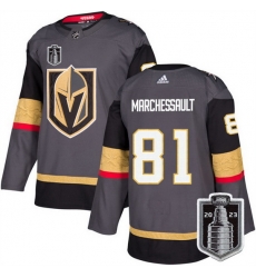 Men Vegas Golden Knights 81 Jonathan Marchessault Gray 2023 Stanley Cup Final Stitched Jersey Men Vegas Golden Knights 81 Jonathan Marchessault Gray 2023 Stanley Cup Final Stitched Jersey