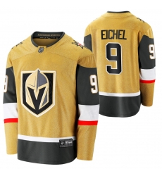 Men Vegas Golden Knights 9 Jack Eichel Alternate Gold Authentic Player NHL Jersey Men Vegas Golden Knights 9 Jack Eichel Alternate Gold Authentic Player NHL Jersey
