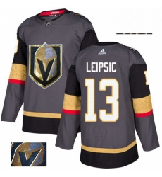 Mens Adidas Vegas Golden Knights 13 Brendan Leipsic Authentic Gray Fashion Gold NHL Jersey Mens Adidas Vegas Golden Knights 13 Brendan Leipsic Authentic Gray Fashion Gold NHL Jersey