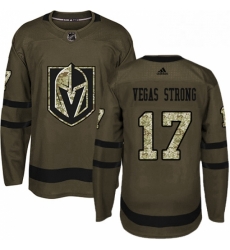 Mens Adidas Vegas Golden Knights 17 Vegas Strong Authentic Green Salute to Service NHL Jersey Mens Adidas Vegas Golden Knights 17 Vegas Strong Authentic Green Salute to Service NHL Jersey