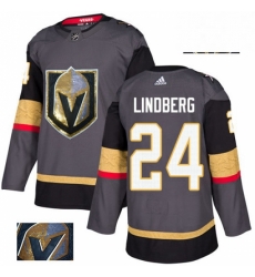 Mens Adidas Vegas Golden Knights 24 Oscar Lindberg Authentic Gray Fashion Gold NHL Jersey Mens Adidas Vegas Golden Knights 24 Oscar Lindberg Authentic Gray Fashion Gold NHL Jersey