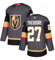 Mens Adidas Vegas Golden Knights 27 Shea Theodore Authentic Gray Home NHL Jersey Mens Adidas Vegas Golden Knights 27 Shea Theodore Authentic Gray Home NHL Jersey
