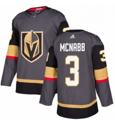 Mens Adidas Vegas Golden Knights 3 Brayden McNabb Authentic Gray Home NHL Jersey Mens Adidas Vegas Golden Knights 3 Brayden McNabb Authentic Gray Home NHL Jersey