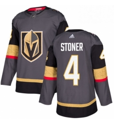Mens Adidas Vegas Golden Knights 4 Clayton Stoner Premier Gray Home NHL Jersey Mens Adidas Vegas Golden Knights 4 Clayton Stoner Premier Gray Home NHL Jersey