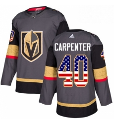 Mens Adidas Vegas Golden Knights 40 Ryan Carpenter Authentic Gray USA Flag Fashion NHL Jersey Mens Adidas Vegas Golden Knights 40 Ryan Carpenter Authentic Gray USA Flag Fashion NHL Jersey