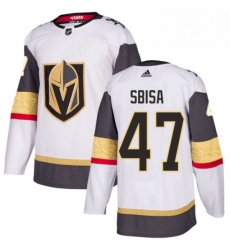 Mens Adidas Vegas Golden Knights 47 Luca Sbisa Authentic White Away NHL Jersey Mens Adidas Vegas Golden Knights 47 Luca Sbisa Authentic White Away NHL Jersey