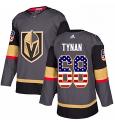 Mens Adidas Vegas Golden Knights 68 TJ Tynan Authentic Gray USA Flag Fashion NHL Jersey Mens Adidas Vegas Golden Knights 68 TJ Tynan Authentic Gray USA Flag Fashion NHL Jersey
