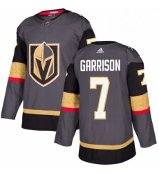 Mens Adidas Vegas Golden Knights 7 Jason Garrison Premier Gray Home NHL Jersey Mens Adidas Vegas Golden Knights 7 Jason Garrison Premier Gray Home NHL Jersey