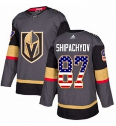 Mens Adidas Vegas Golden Knights 87 Vadim Shipachyov Authentic Gray USA Flag Fashion NHL Jersey Mens Adidas Vegas Golden Knights 87 Vadim Shipachyov Authentic Gray USA Flag Fashion NHL Jersey