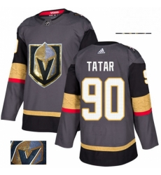 Mens Adidas Vegas Golden Knights 90 Tomas Tatar Authentic Gray Fashion Gold NHL Jersey Mens Adidas Vegas Golden Knights 90 Tomas Tatar Authentic Gray Fashion Gold NHL Jersey